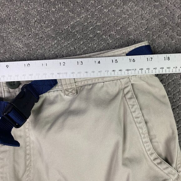Abercrombie & Fitch Shorts Men's Large Beige Cargo Belt Belted Military Gorpcore - Picture 9 of 13